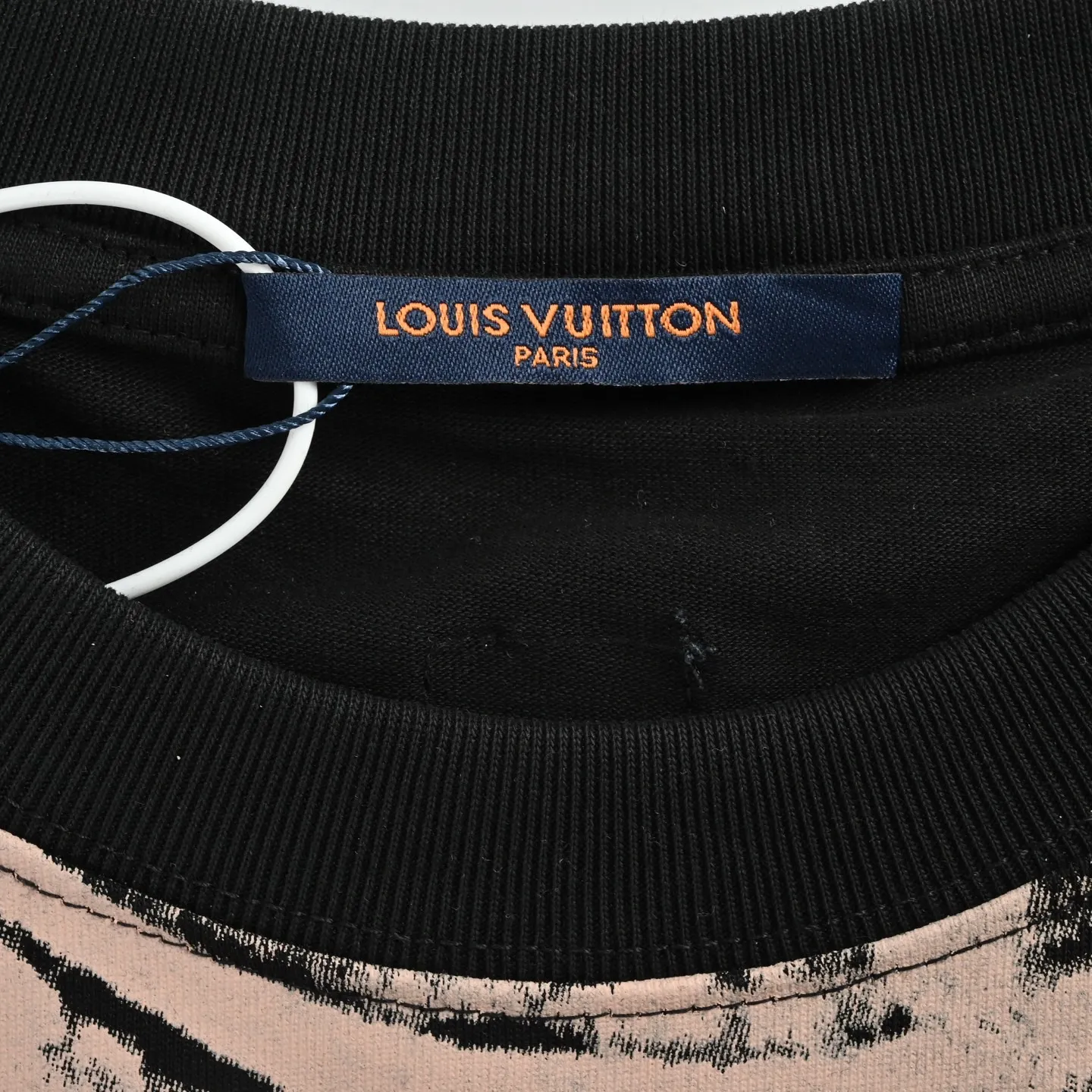 Louis Vuitton/Louis Vuitton optical illusion tie-dye printed short sleeves